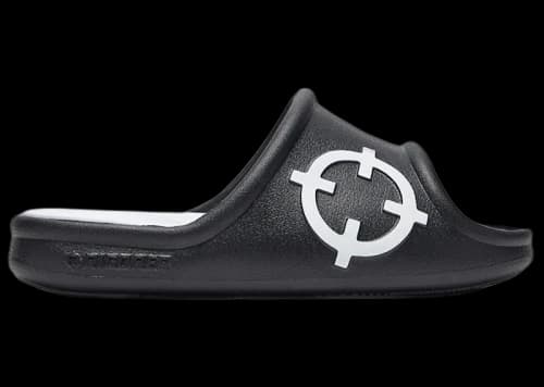 Rigorer Big Logo Slide Black White