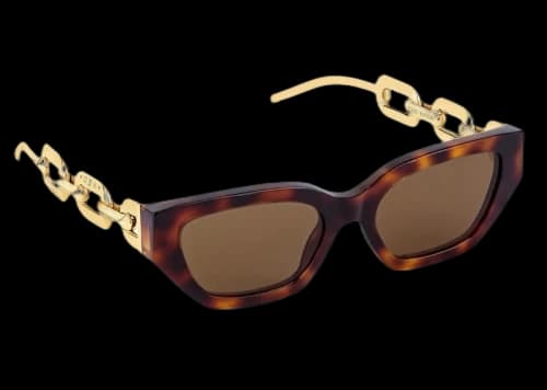 Louis Vuitton LV Edge Sunglasses Brown