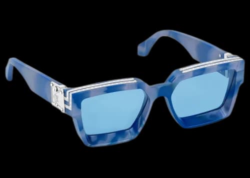 Louis Vuitton 1.1 Millionaires Sunglasses Blue Transparent