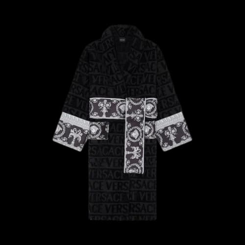Versace Bathrobe 'Black/Black'
