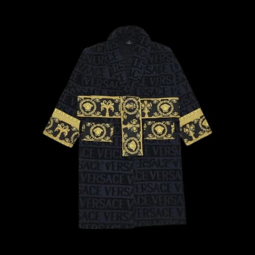 Versace I Heart Baroque Bath Robe 'Blue'