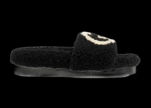 Gucci Slide Interlocking G Wool Black (Women's)