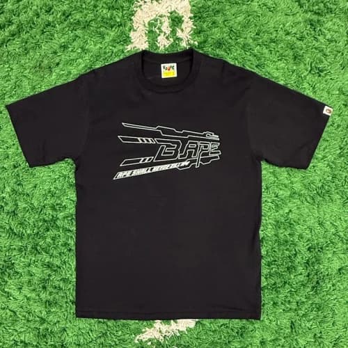 BAPE A Bathing Ape Ape Shall Never Kill Ape Graphic T-Shirt Black