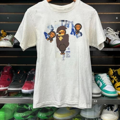BAPE A Bathing Ape Baby Milo Graphic T-Shirt White