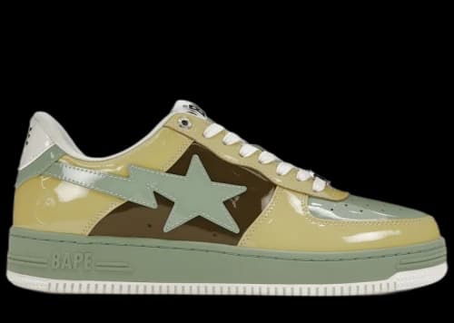 A Bathing Ape Bape Sta Nostalgic Yellow Green