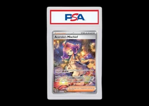 Acerola's Mischief 2025 Pokémon Mega Evolution Mega Evolution Special Illustration Rare #183/132 (PSA or BGS Graded)