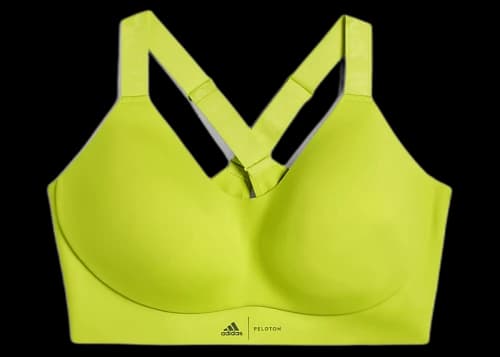 adidas Ivy Park x Peloton BR Tape Bra (Plus Size) Shock Lime/Magic Beige