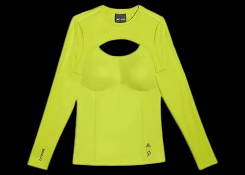 adidas Ivy Park x Peloton Shrug Tank Top Set (Plus Size) Focus Olive/Black/Shock Lime