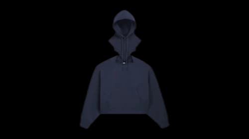 adidas x Bad Bunny Hooded Balaclava Crewneck Navy