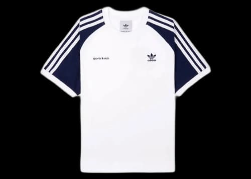 adidas x Sporty & Rich Two Tone Ringer Tee White/Navy