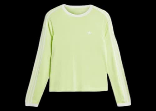 adidas x Wales Bonner Knit Long Sleeve Tee Semi Frozen Yellow/Chalk White