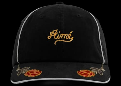 Aime Leon Dore Chain Stitch Western Hat Black