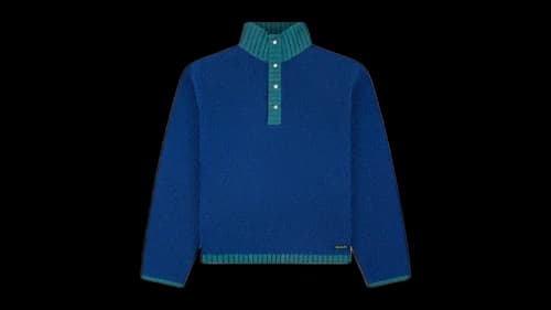 Aime Leon Dore Chalet Knit Pullover Galaxy Blue