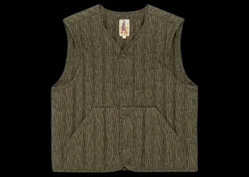 Aime Leon Dore Channel Quilted Vest Rain Camo