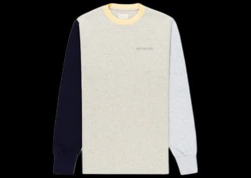 Aime Leon Dore Colorblock Longsleeve T-Shirt Grey/Navy