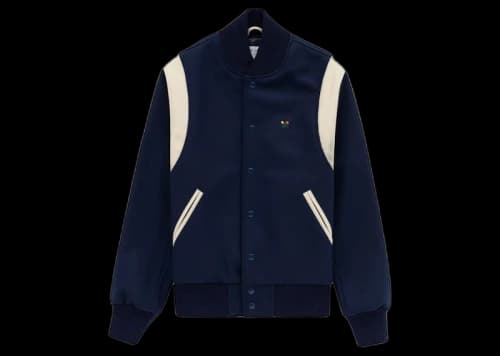 Aime Leon Dore Crest Varsity Jacket Navy