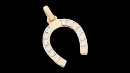 Aime Leon Dore Diamond Horseshoe Pendant Select Pendant