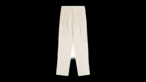 Aime Leon Dore Double Pleated Pinstripe Suit Trouser Multicolor