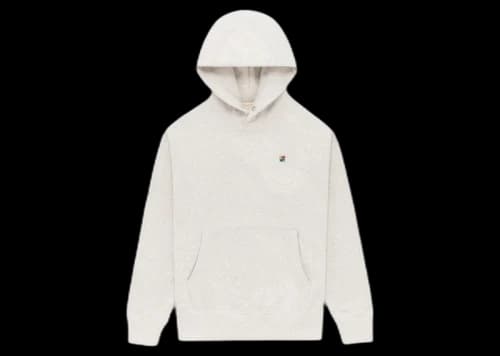 Aime Leon Dore Double Snap Crest Hoodie Oatmeal
