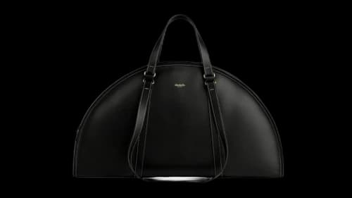 Aime Leon Dore Full Grain Leather Weekender Bag Black