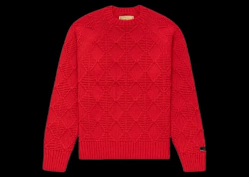 Aime Leon Dore Greek Fisherman Sweater Red