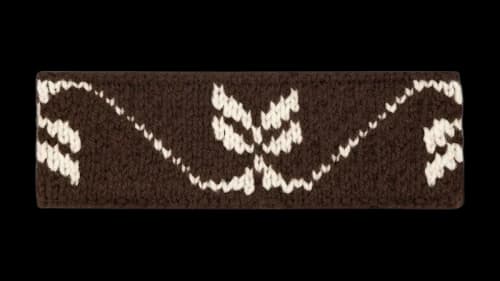 Aime Leon Dore Hand Knit Jacquard Wool Headband Coffee Bean/Pristine