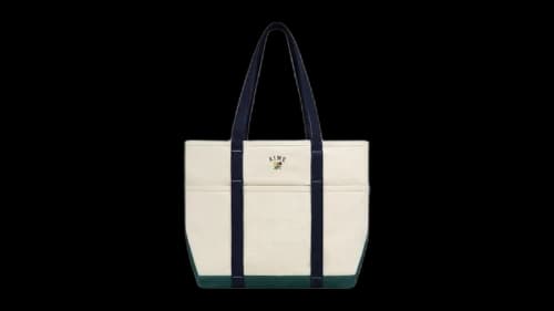 Aime Leon Dore Large Crest Contrast Tote Bag Evergreen/Navy