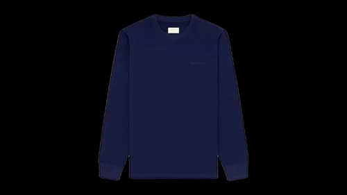 Aime Leon Dore Long-Sleeve Tonal Logo Tee Evening Blue