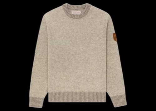 Aime Leon Dore New Balance Marled Crewneck Sweater Oatmeal