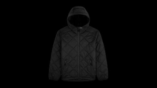 Aime Leon Dore Nylon Quilted Unisphere Jacket Black Sand
