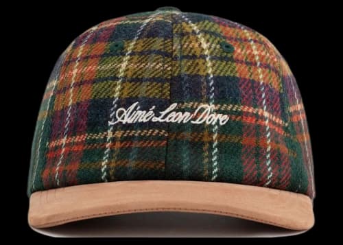 Aime Leon Dore Plaid Wool Hat Green
