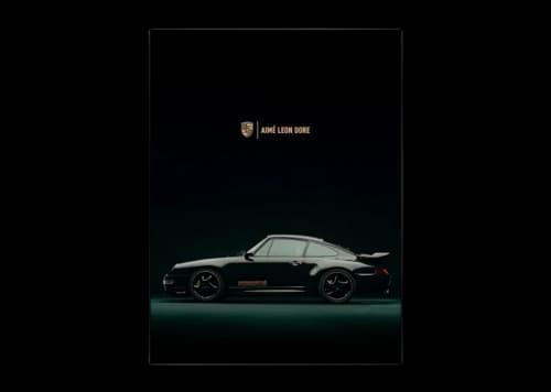 Aime Leon Dore Porsche 993 Turbo Poster Multicolor