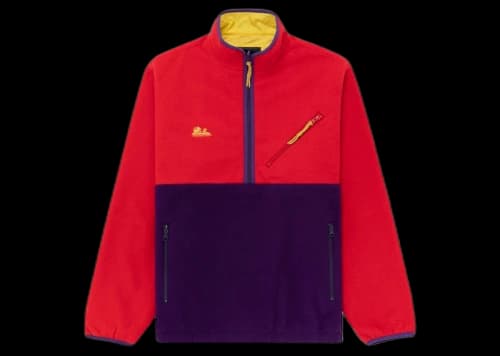 Aime Leon Dore Reversible Fleece Jacket Red/Yellow