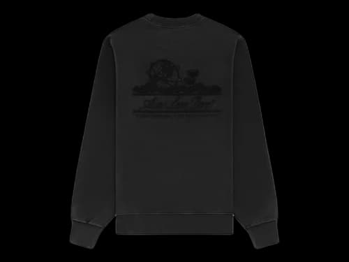Aime Leon Dore Tonal Unisphere Crewneck Sweatshirt Black