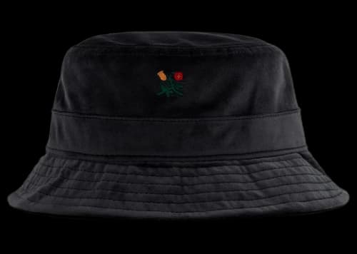 Aime Leon Dore Velour Crest Bucket Hat Black