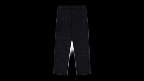 Aime Leon Dore Windowpane Elasticated Waist Suit Trouser Navy