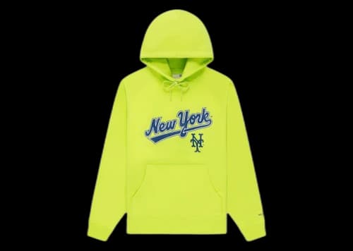 Aime Leon Dore x New York Mets Logo Hoodie Lime Green