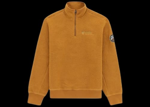 Aime Leon Dore x Porsche 911SC Fleece Quarter Zip Pullover Brown