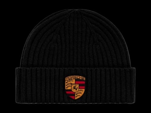 Aime Leon Dore x Porsche 993 Turbo Cashmere Beanie Jet Black