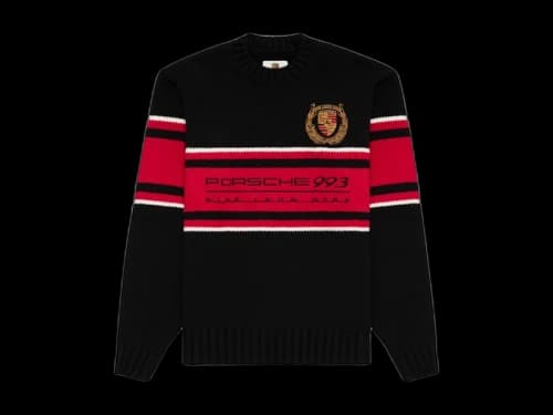 Aime Leon Dore x Porsche 993 Turbo Heritage Crewneck Sweater Black