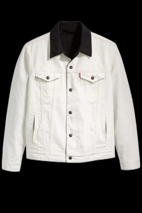 Air Jordan x Levis Reversible Trucker Jacket White/Black