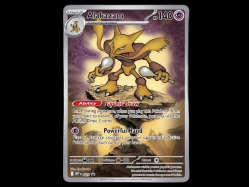 Alakazam 2025 Pokémon Scarlet & Violet Mega Evolution Promos Promo Rare 9 Ungraded