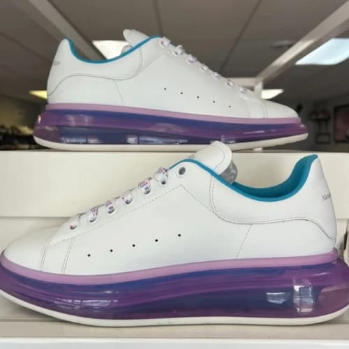 Alexander McQueen Larry Oversized Sneaker White/Purple