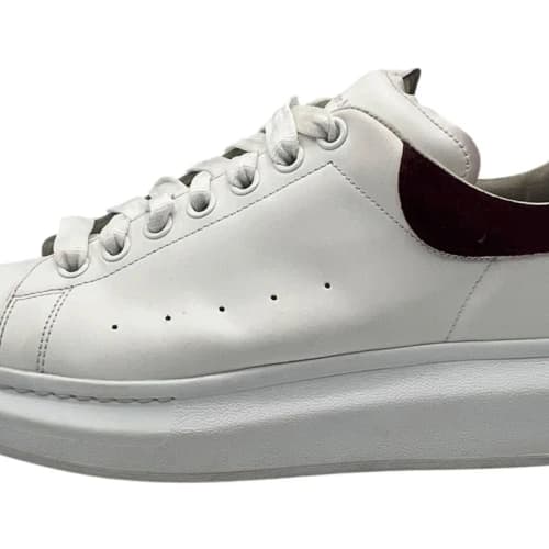 Alexander McQueen Oversized Sneaker White Burgundy