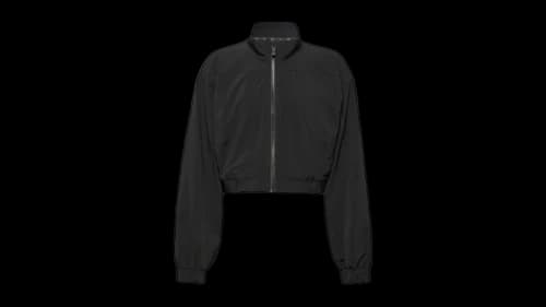 Alo Yoga Clubhouse Cropped Jacket Black
