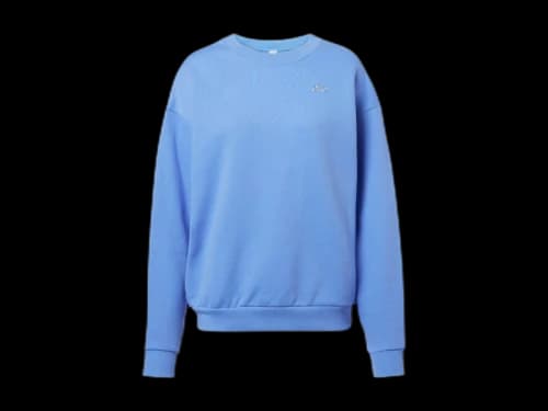 Alo Yoga Women's Accolade Cotton-Blend Sweatshirt Crystal Clear Blue