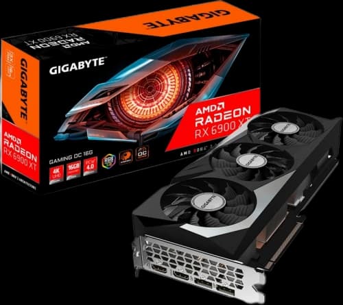 AMD GIGABYTE Radeon RX 6900 XT GAMING 16G OC Graphics Card (GV-R69XTGAMING OC-16GD)