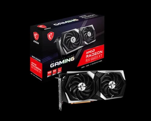 AMD MSI Radeon RX 6600 XT GAMING 8G Graphics Card