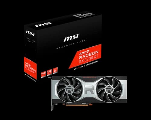 AMD MSI Radeon RX 6700 XT 12GB Graphics Card (RX-6700-XT-12G)