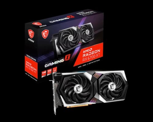 AMD MSI Radeon RX 6700 XT GAMING X 12GB Graphics Card (Radeon-RX-6700-XT-GAMING-X-12G)